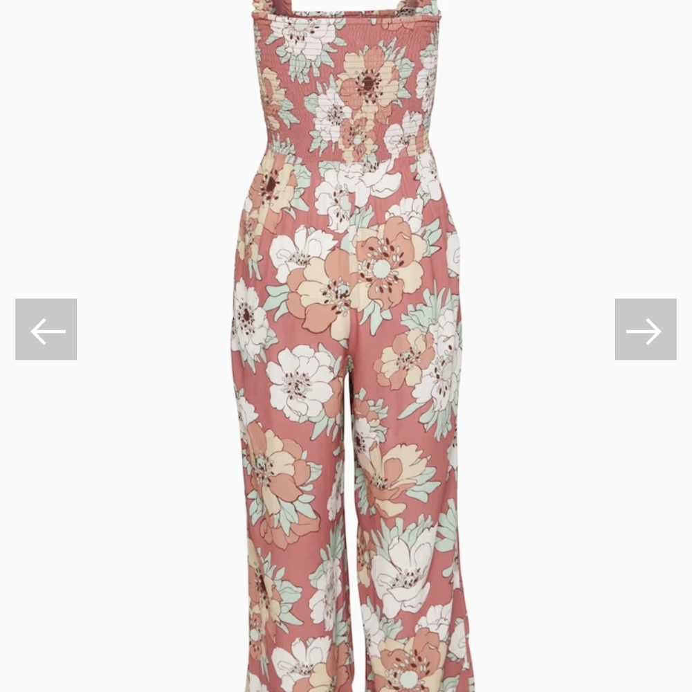 Floral Pink Jumpsuit